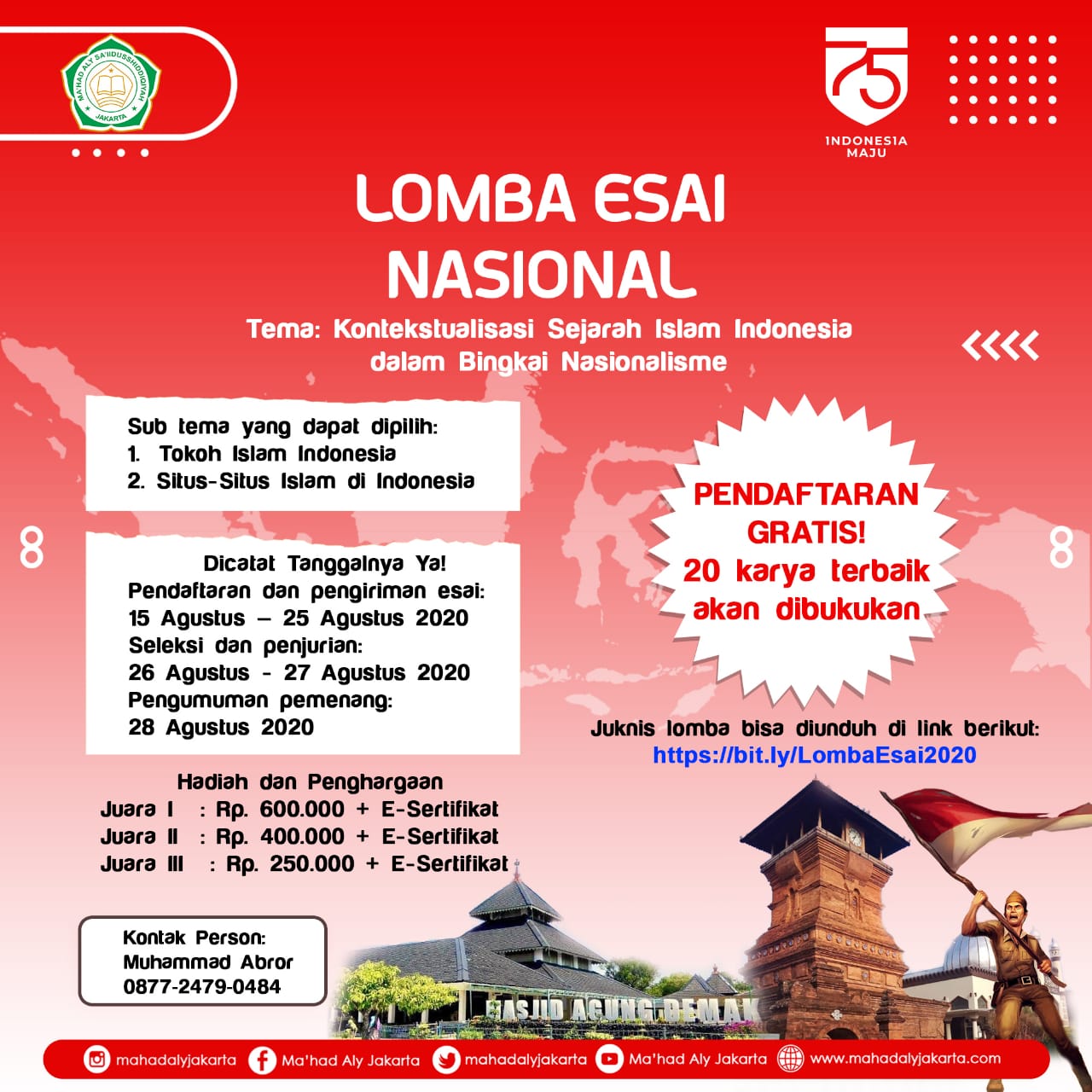 Lomba Menulis Esai Nasional