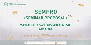 Jadwal Seminar Proposal Penelitian Ke-21
