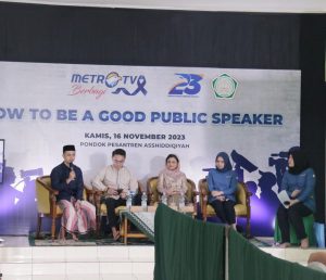 Mahasantri Ma’had Aly Jakarta Ikuti Pelatihan Public Speaking Metro TV